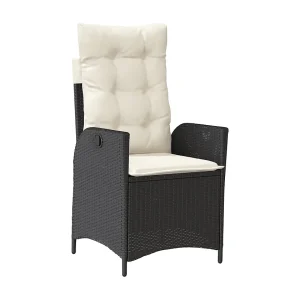 Chattanooga 9-delige Tuinset poly rattan zwart Chattanooga 9-delige Tuinset poly rattan zwart