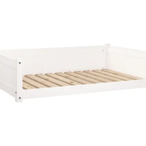 Chatham Hondenmand 105,5×75,5×28 cm massief grenenhout wit Chatham Hondenmand 105,5×75,5×28 cm massief grenenhout wit