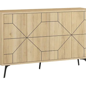Buffet 4 deuren en versierde deuren L123 cm – Dune Buffet 4 deuren en versierde deuren L123 cm – Dune