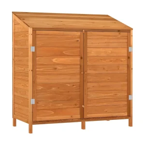 Bristol  Tuinschuur 102x52x112 cm massief vurenhout bruin