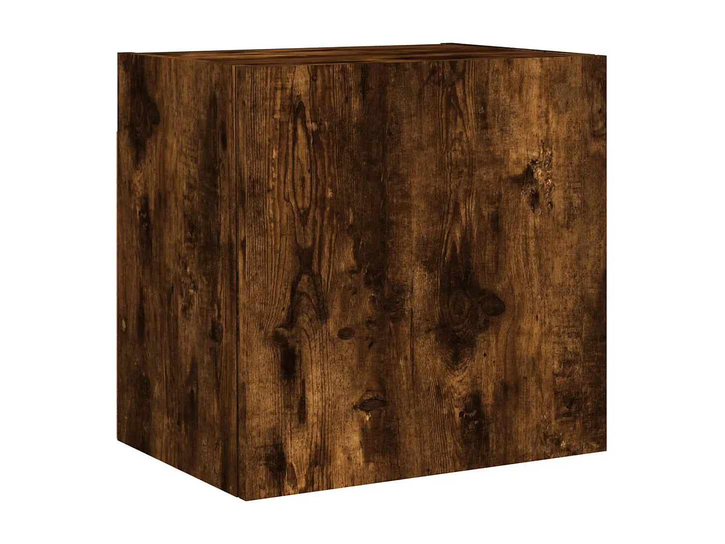 Chaffee Tv-wandmeubel 40,5x30x40 cm bewerkt hout gerookt eikenkleurig