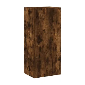 Chaffee Tv-wandmeubel 40,5x30x90 cm bewerkt hout gerookt eikenkleurig Chaffee Tv-wandmeubel 40,5x30x90 cm bewerkt hout gerookt eikenkleurig