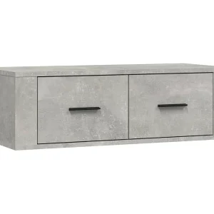 Castlewarden  Tv-hangmeubel 80x36x25 cm bewerkt hout betongrijs