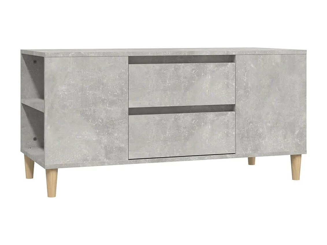 Broomfield Tv-meubel 102x44,5x50 cm bewerkt hout betongrijs