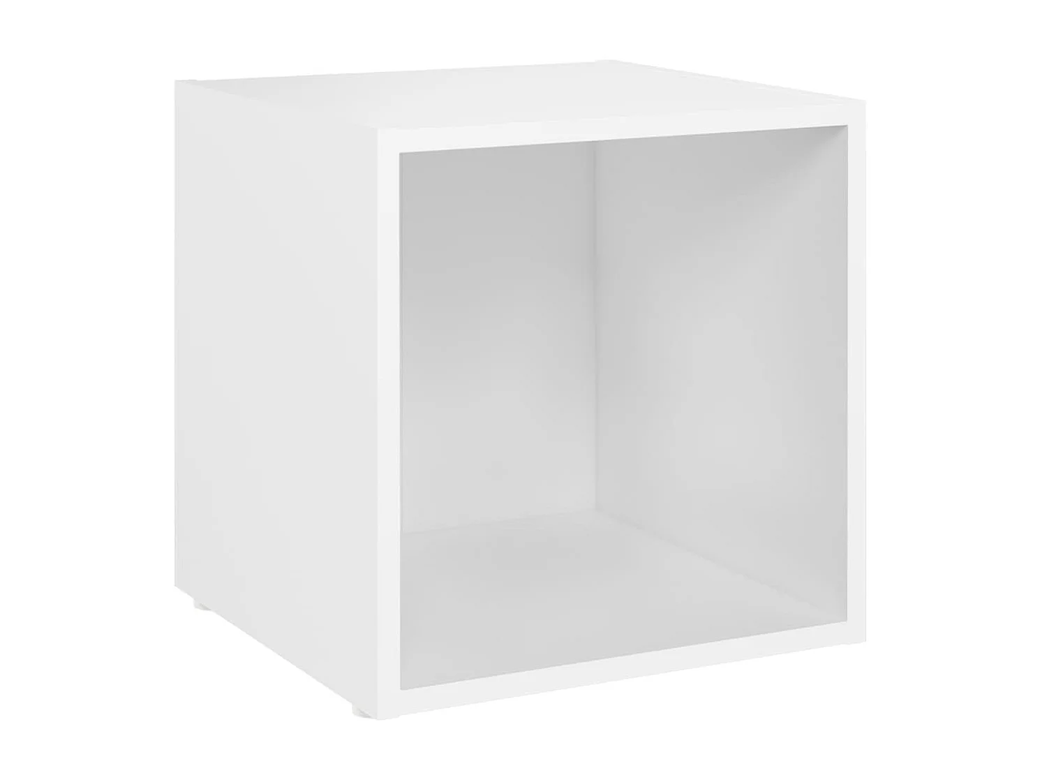 Cape Canaveral Tv-meubel 37x35x37 cm bewerkt hout wit