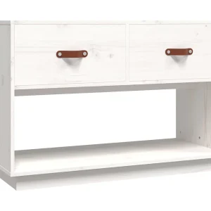 Carly Grace Tv-meubel 90x40x60 cm massief grenenhout wit Carly Grace Tv-meubel 90x40x60 cm massief grenenhout wit