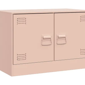 Castlerea Tv-meubel 67x39x44 cm staal roze Castlerea Tv-meubel 67x39x44 cm staal roze