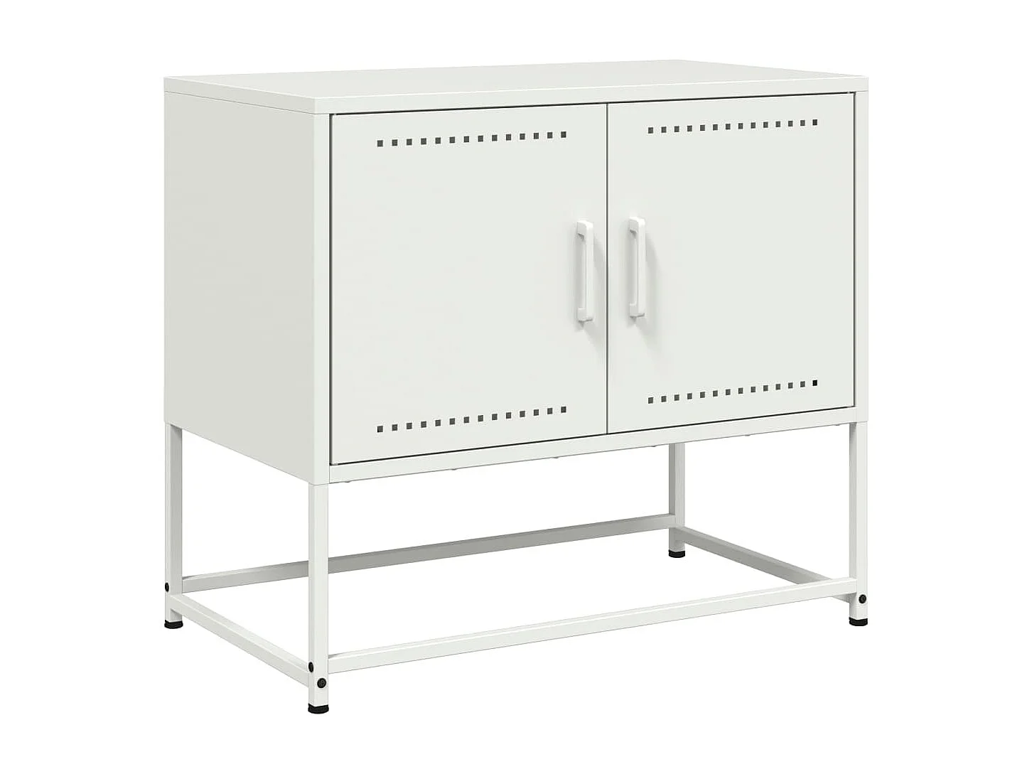 Cerlan Tv-meubel 68,5x39x60,5 cm staal wit
