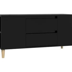 Broomfield Tv-meubel 102×44,5×50 cm bewerkt hout zwart Broomfield Tv-meubel 102×44,5×50 cm bewerkt hout zwart