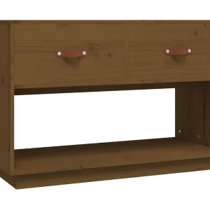Carly Grace Tv-meubel 90x40x60 cm massief grenenhout honingbruin Carly Grace Tv-meubel 90x40x60 cm massief grenenhout honingbruin