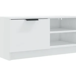 Bryvra Tv-meubel 80x35x36,5 cm bewerkt hout hoogglans wit Bryvra Tv-meubel 80x35x36,5 cm bewerkt hout hoogglans wit