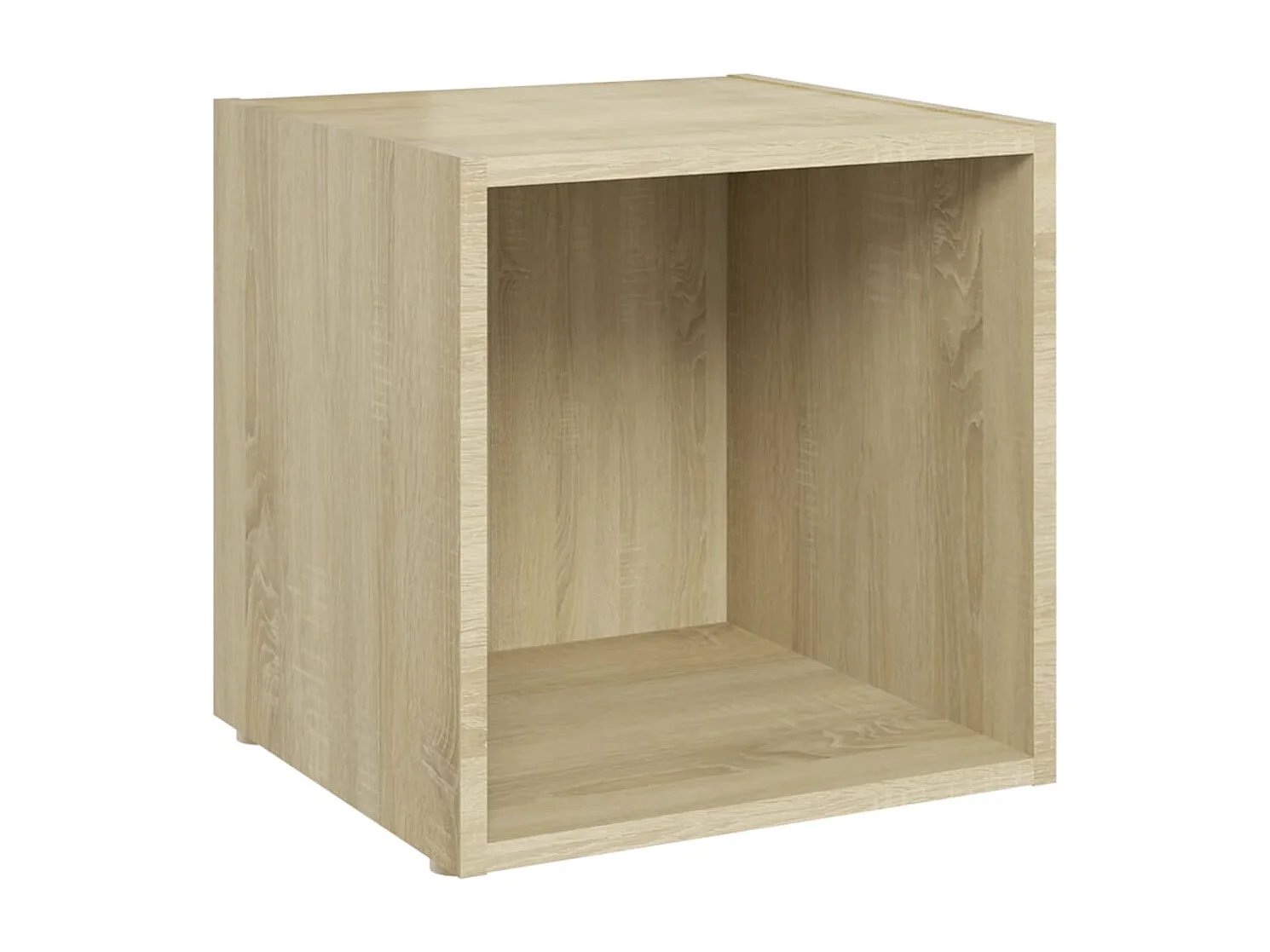 Cape Canaveral Tv-meubel 37x35x37 cm bewerkt hout sonoma eikenkleurig