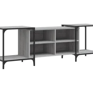 Celorna  Tv-meubel 153x37x50 cm bewerkt hout grijs sonoma eikenkleurig