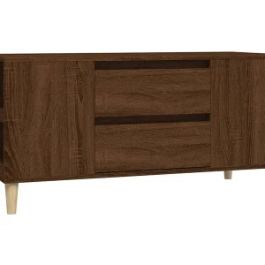 Broomfield Tv-meubel 102×44,5×50 cm bewerkt hout bruin eikenkleur Broomfield Tv-meubel 102×44,5×50 cm bewerkt hout bruin eikenkleur