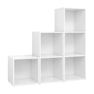 Cape Coral 3-delige Tv-meubelset bewerkt hout wit Cape Coral 3-delige Tv-meubelset bewerkt hout wit