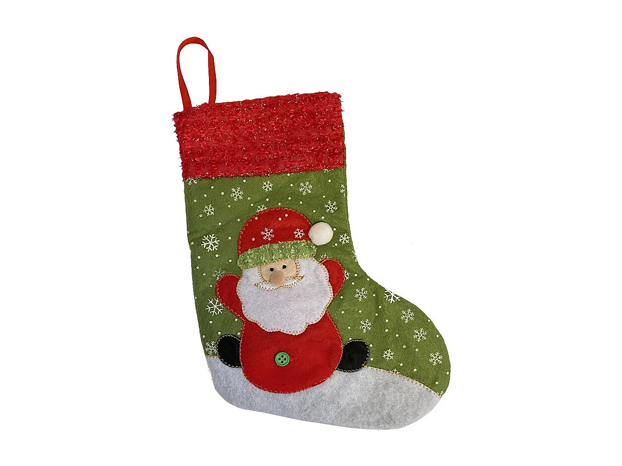 CHAUSSETTE DE NOEL PERE NOEL RUBIE S FRANCE RUSS2509