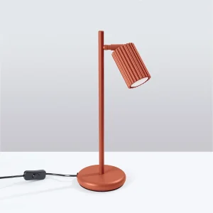 Bureaulamp Gloow minimalistisch van – 1 lichtbronnen 4000K – L.14,5 x H.43 cm – rode oker Bureaulamp Gloow minimalistisch van – 1 lichtbronnen 4000K – L.14,5 x H.43 cm – rode oker