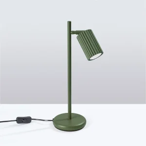 Bureaulamp Gloow minimalistisch van – 1 lichtbronnen 4000K – L.14,5 x H.43 cm – olijfgroen Bureaulamp Gloow minimalistisch van – 1 lichtbronnen 4000K – L.14,5 x H.43 cm – olijfgroen