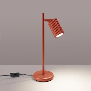 Bureaulamp Gloow minimalistisch van – 1 lichtbronnen 3000K – L.14,5 x H.43 cm – rode oker Bureaulamp Gloow minimalistisch van – 1 lichtbronnen 3000K – L.14,5 x H.43 cm – rode oker