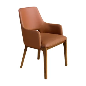 Bruine eco-leren stoel 4157 ANGEL CERDA Bruine eco-leren stoel 4157 ANGEL CERDA