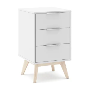 Chevet tafel met 3 laden 40×66 cm