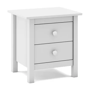 Chevet tafel met 2 laden 46×49,5 cm