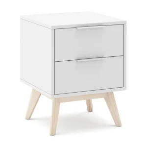 Chevet tafel met 2 laden 40×53 cm