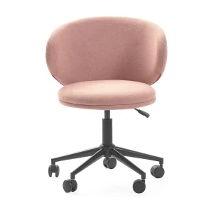 Chaise met draaibaar onderstel en metalen poten 60×60 h73/83 cm Chaise met draaibaar onderstel en metalen poten 60×60 h73/83 cm