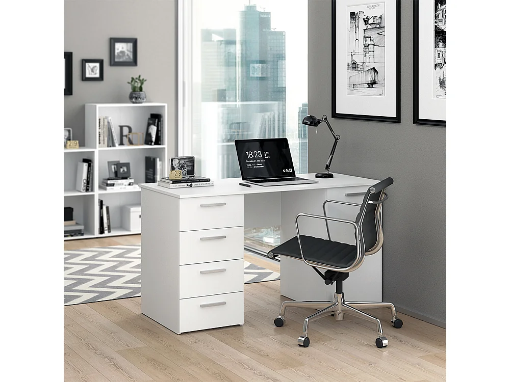 Bureau wit 137x60x76.3 nico