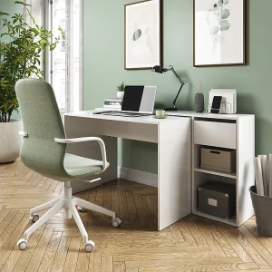 Bureau wit 145×46.4×75.8 ben