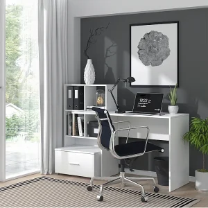 Bureau wit 149.2×49.8×105.6 lorio