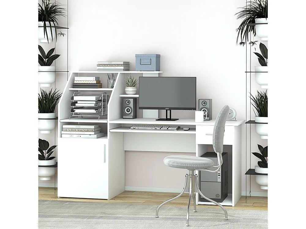Bureau wit 166x50.5x117 edwin