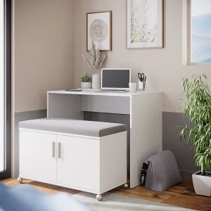 Bureautafel wit 93.2x60x76.2 flona Bureautafel wit 93.2x60x76.2 flona