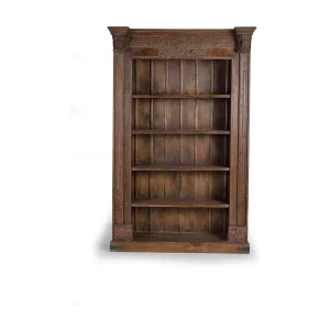 Bibliothèque en bois manguier et en bois recupéré Bibliothèque en bois manguier et en bois recupéré