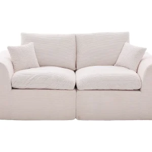 Câlin – Modulaire 2-zits Bank Set – 2 Verstelbare Zits in Corduroy Velours – 4 Ergonomische Kussens Inclusief – Modulaire Zits voor de Woonkamer Câlin – Modulaire 2-zits Bank Set – 2 Verstelbare Zits in Corduroy Velours – 4 Ergonomische Kussens Inclusief – Modulaire Zits voor de Woonkamer