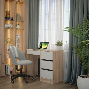 Bureau wit/sonoma 90x40x75 sherry