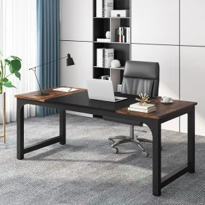 Bureau pour Ordinateur Portable,Table, Bureau d’étude pour Le télétravail, Poste de Travail pour Bureau, 180 x 80 x 75 cm Bureau pour Ordinateur Portable,Table, Bureau d’étude pour Le télétravail, Poste de Travail pour Bureau, 180 x 80 x 75 cm