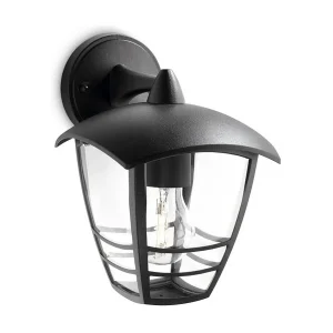 Buitenwandlantaarn – PHILIPS – Creek – Aluminium – Zwart