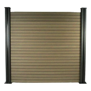 Bruin Composiet Tuinhek Kit 1.6 x 1.2m – UV Behandeld – Gratis Bevestigingskit Inbegrepen Bruin Composiet Tuinhek Kit 1.6 x 1.2m – UV Behandeld – Gratis Bevestigingskit Inbegrepen