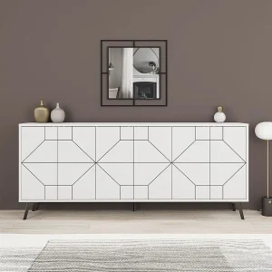 Buffet met 6 versierde deuren L184 cm – Dune