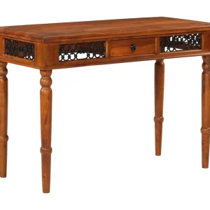 Bureau met lade 110x50x76 cm massief acaciahout Bureau met lade 110x50x76 cm massief acaciahout