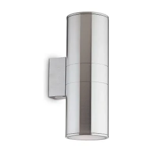 Buiten wandlamp 2 aluminium lampen met verschillende afwerkingen