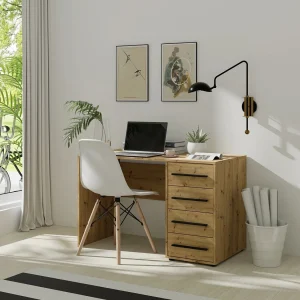 Bureau Modena 120 cm – Artisan Eiken (4 lades) Bureau Modena 120 cm – Artisan Eiken (4 lades)