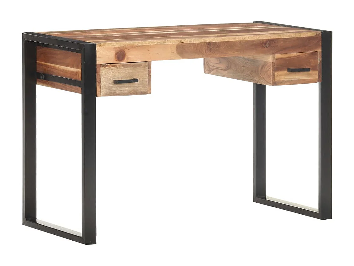 Bureau 110x50x76 cm massief hout