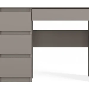 Bureau met 4 lades, 98x51x76 cm, grijs Bureau met 4 lades, 98x51x76 cm, grijs