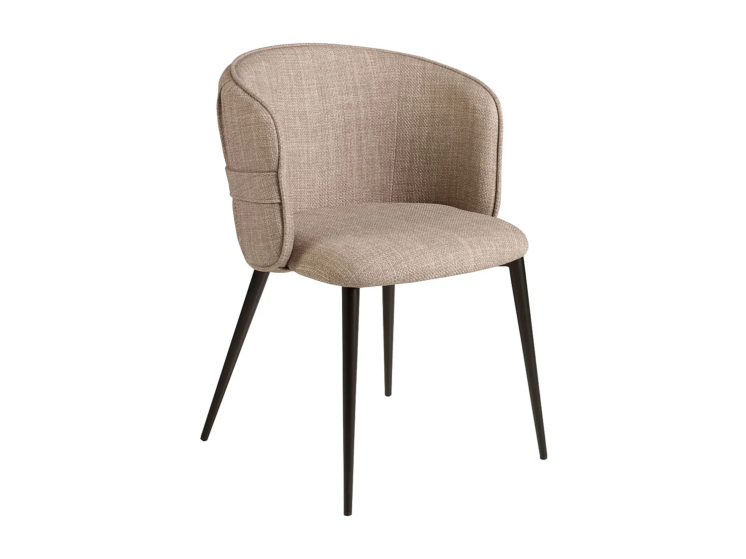 Bruine stoffen stoel 4146 ANGEL CERDA