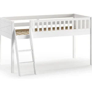 Cama Vipack Scott Meia Altura Base PETITSMEUBLES Madeira MDF Branco (90×200) Cama Vipack Scott Meia Altura Base PETITSMEUBLES Madeira MDF Branco (90×200)