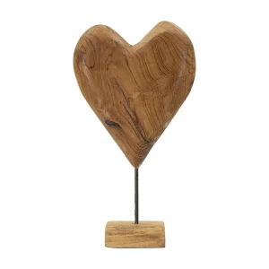 Bruin houten sculptuur 25x12x45 cm Bruin houten sculptuur 25x12x45 cm