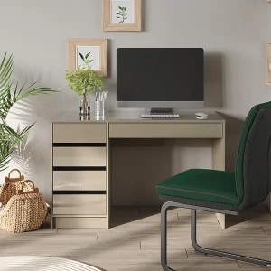Bureau grijs hoogglans 55x120x75 sherry Bureau grijs hoogglans 55x120x75 sherry