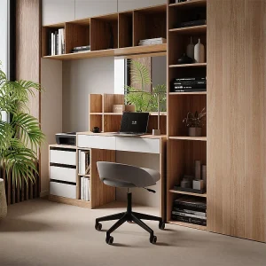 Bureau wit/sonoma 139.8x40x115 anja